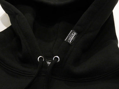 Original Sweatshirt Pullover Hoodie (Fleece Lined) [GOOD VIBES] BLACK