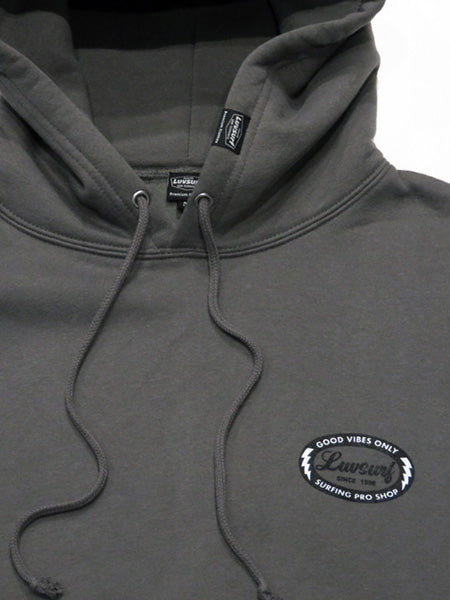 Original Sweat Pullover Hoodie (Fleece Lined) [GOOD VIBES] CEMENT