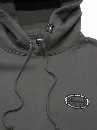 Original Sweat Pullover Hoodie (Fleece Lined) [GOOD VIBES] CEMENT
