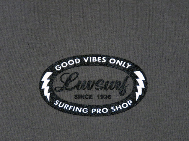 Original Sweat Pullover Hoodie (Fleece Lined) [GOOD VIBES] CEMENT