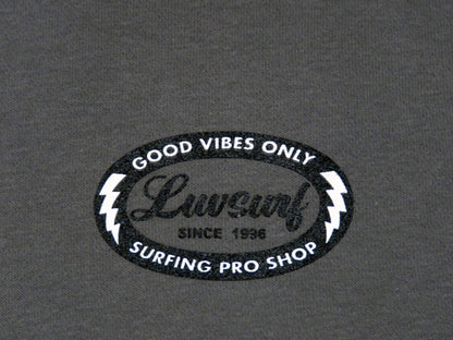 Original Sweat Pullover Hoodie (Fleece Lined) [GOOD VIBES] CEMENT