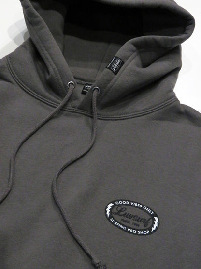 Original Sweat Pullover Hoodie (Fleece Lined) [GOOD VIBES] CEMENT