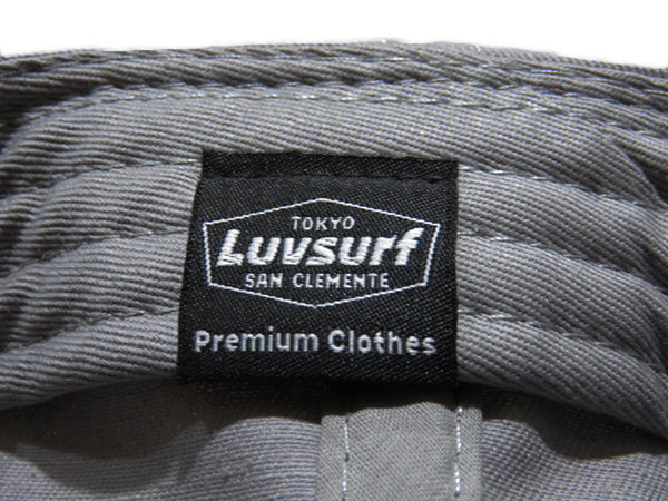 Cotton Twill Flat Visor Cap [Racing Icon] BLACK/CHARCOAL