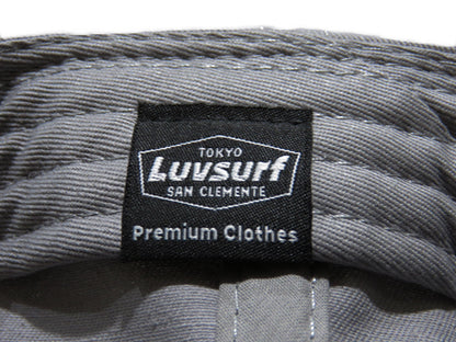 Cotton Twill Flat Visor Cap [Racing Icon] BLACK/CHARCOAL