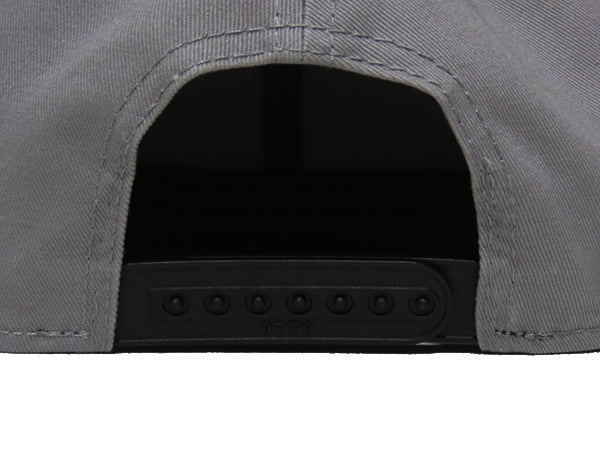 Cotton Twill Flat Visor Cap [Racing Icon] BLACK/CHARCOAL