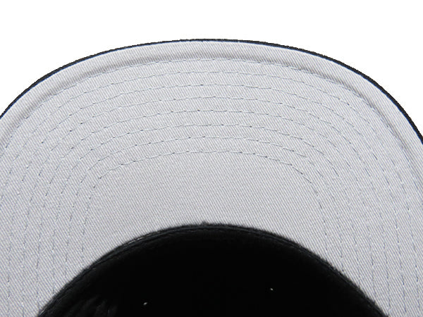 Cotton Twill Flat Visor Cap [Racing Icon] BLACK