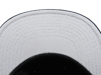 Cotton Twill Flat Visor Cap [Racing Icon] BLACK