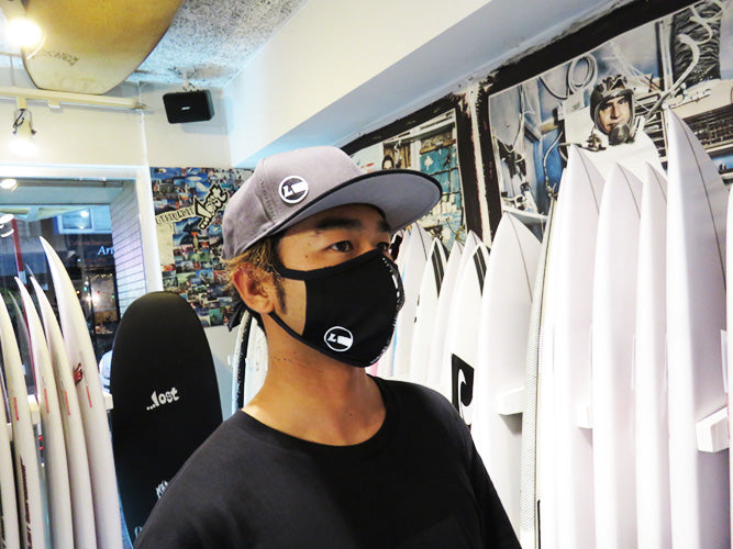 Cotton Twill Flat Visor Cap [Racing Icon] BLACK/CHARCOAL