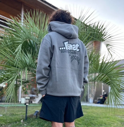 10oz Sweat Full-Zip Hoodie [LOST by MAYHEM] (Fleece-Lined) CEMENT