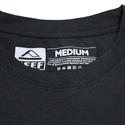 BLACK EDITION Hybrid Rashguard Long Sleeve T-Shirt / BLACK CORAL Amphibious