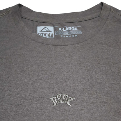 CENTER LOGO Hybrid Rashguard Long Sleeve T-Shirt / GREIGE Amphibious