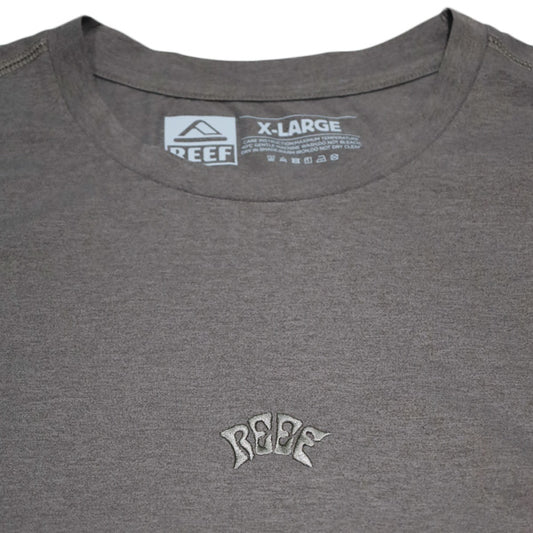 CENTER LOGO ハイブリッド ラッシュガード長袖Tシャツ / GREIGE 水陸両用