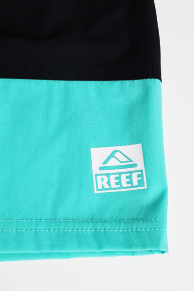 Amphibious board shorts / BLACK AQUA