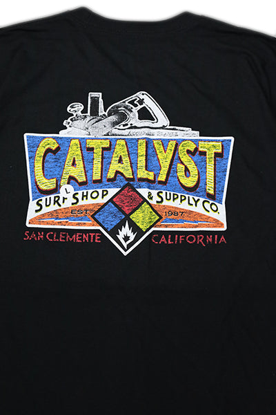 『CATALYST』Tシャツ [BASHAMS] BLACK