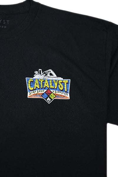 『CATALYST』Tシャツ [BASHAMS] BLACK