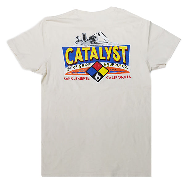 『CATALYST』Tシャツ [BASHAMS] IVORY
