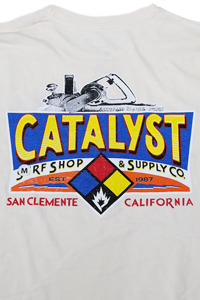 『CATALYST』Tシャツ [BASHAMS] IVORY