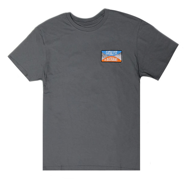 『CATALYST』Tシャツ [@BASHAMS GRINDER] GREY