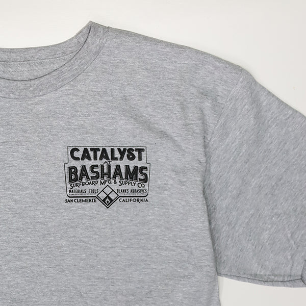 『CATALYST』Tシャツ [BASHAMS] GREY