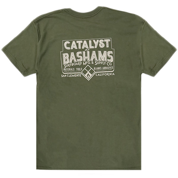 『CATALYST』Tシャツ [BASHAMS] Military