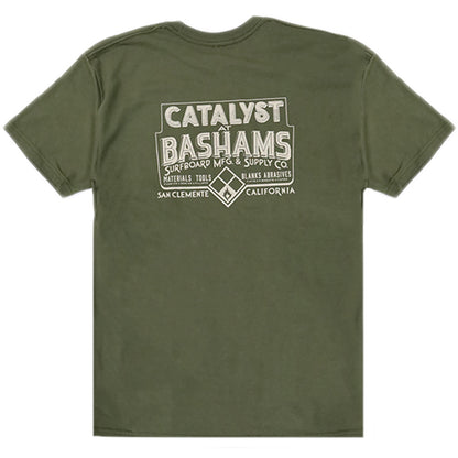 『CATALYST』Tシャツ [BASHAMS] Military