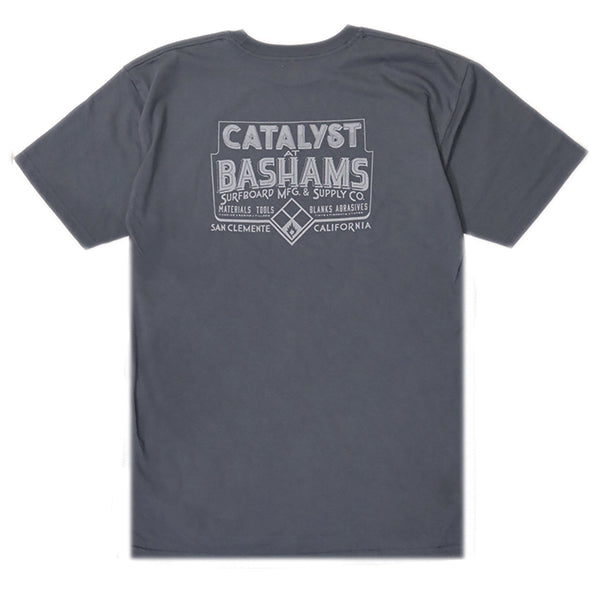 『CATALYST』Tシャツ [BASHAMS] Charcoal