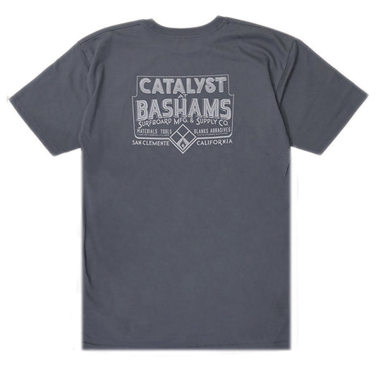 『CATALYST』Tシャツ [BASHAMS] Charcoal