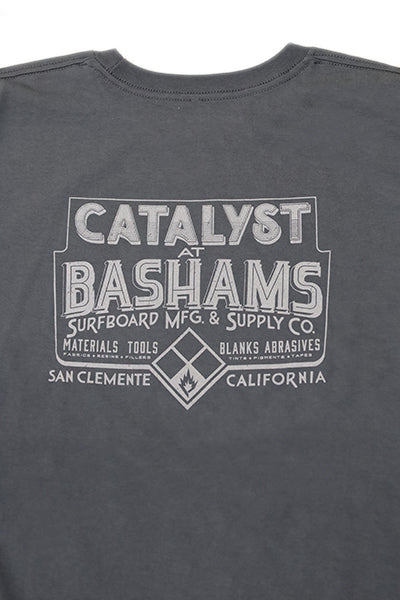 『CATALYST』Tシャツ [BASHAMS] Charcoal
