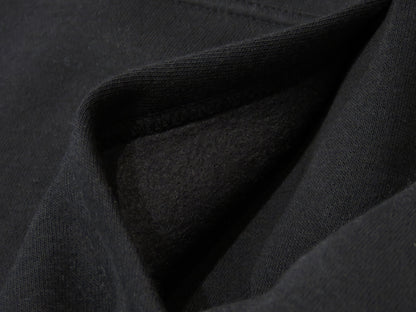 Original Sweatshirt Pullover Hoodie (Fleece Lined) [GOOD VIBES] BLACK