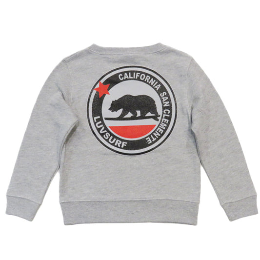 50% Off! Kids / Light Sweatshirt [Cali Bear] / H.GREY