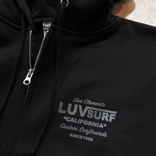 Full-Zip Hoodie (Fleece Lined) [Affected] BLACK/GREY