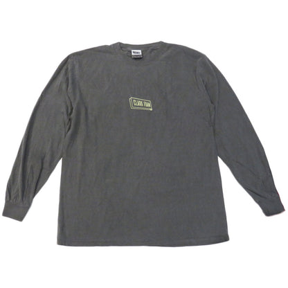 『CLARK FOAM』PIGMENT Long Sleeve T-Shirt / BLACK