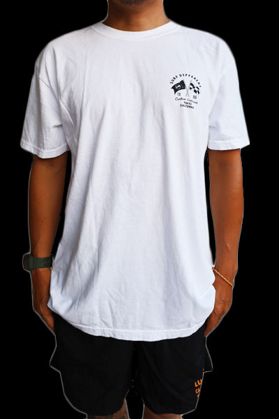 Original T-shirt [Checkers Flag] White / Size S