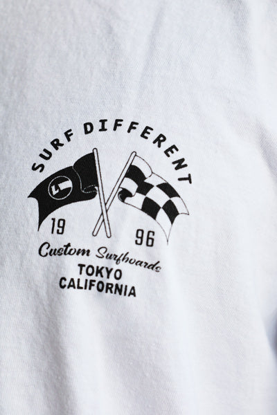 Original T-shirt [Checkers Flag] White / Size S