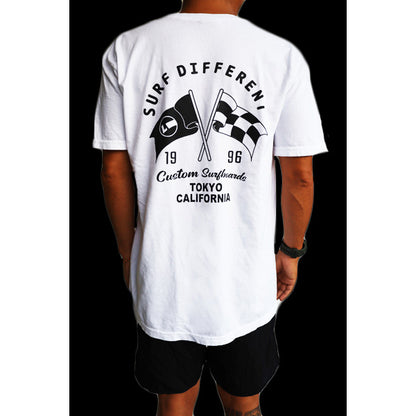 Original T-shirt [Checkers Flag] White / Size S