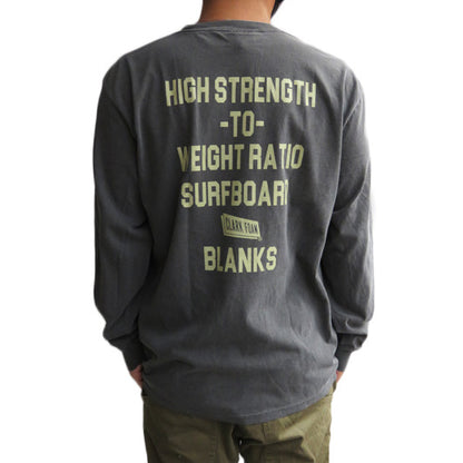『CLARK FOAM』PIGMENT Long Sleeve T-Shirt / BLACK