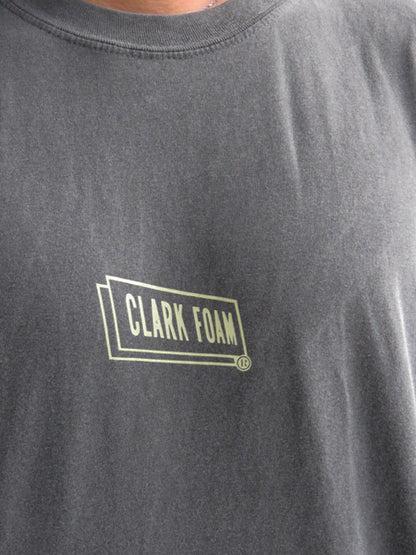 『CLARK FOAM』PIGMENT Long Sleeve T-Shirt / BLACK