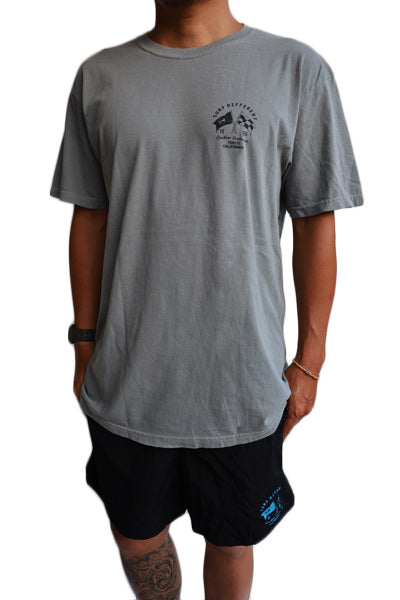 Original T-shirt [Checkers Flag] Sand stone