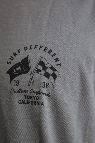 Original T-shirt [Checkers Flag] Sand stone