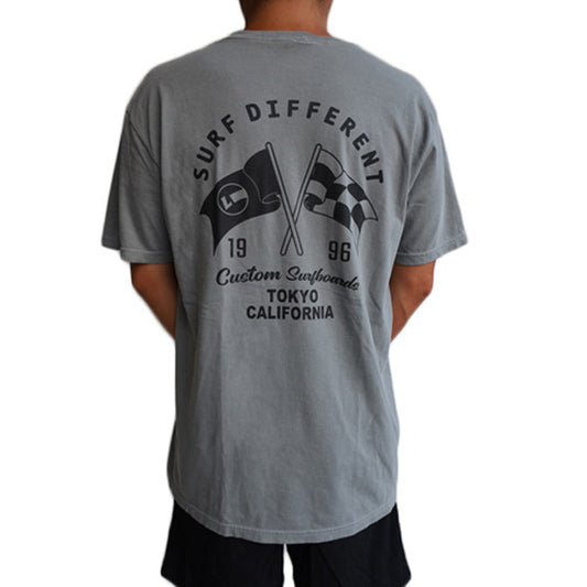 Original T-shirt [Checkers Flag] Sand stone
