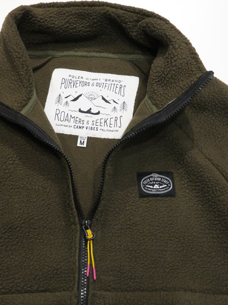 “POLeR” CAMP SHERPA ANORAK – FOREST