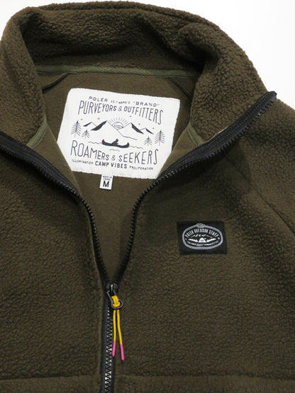“POLeR” CAMP SHERPA ANORAK – FOREST