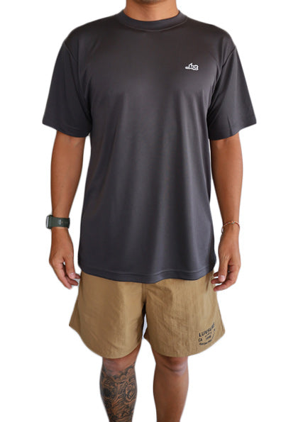 Hybrid Rashguard T-shirt / GUNMETAL Amphibious / M size