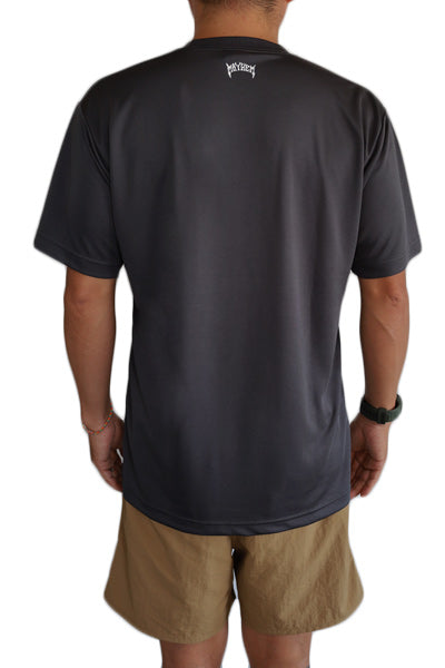 Hybrid Rashguard T-shirt / GUNMETAL Amphibious / M size