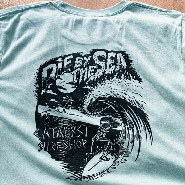 “CATALYST”T恤 [DIE BY THE SEA] 绿色