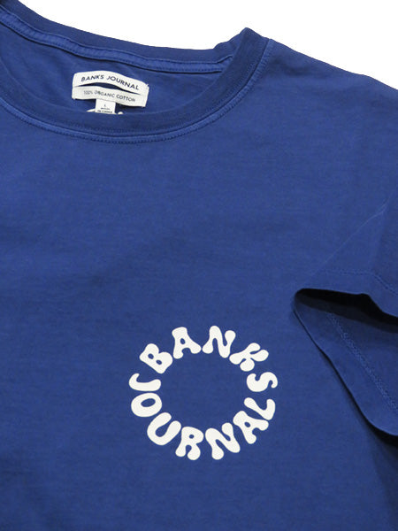 30% off sale! COMPASS TEE SHIRT / DEEP MARINE / Size L