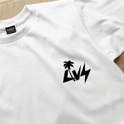 『Luvsurf』T-shirt [PALM] White