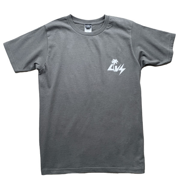 『Luvsurf』T-shirt [PALM] Charcoal