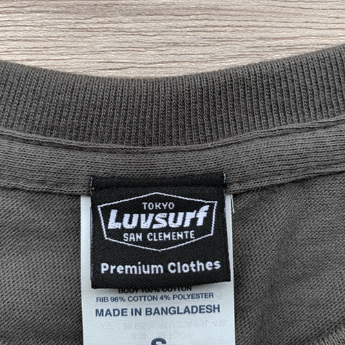 『Luvsurf』T-shirt [PALM] Charcoal