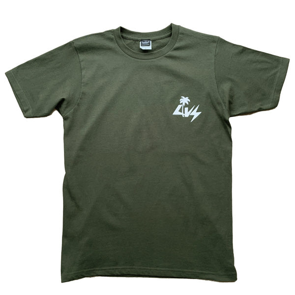 『Luvsurf』Tシャツ [PALM] アーミーグリーン